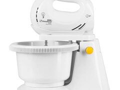 Mixer cu Bol Hausberg HB-3516,350W, 5 trepte de viteza, functie turbo, design ergonomic, 350W, Alb/G